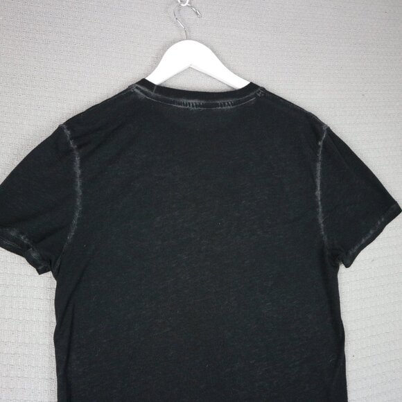 Hard Rock Cafe Stonewashed Black Tee Mens Medium - Picture 5 of 5